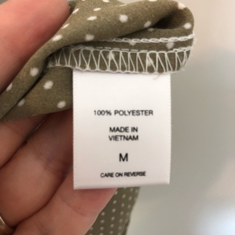 Olive Polka Dot Tank - Picture 6 of 6